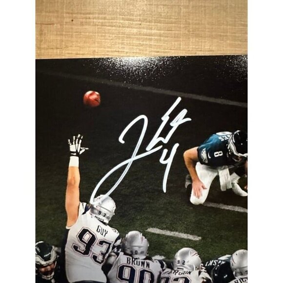 Jake Elliott signed autographed Philadelphia Eagles 8x10 SBLII Photo PSA - Picture 3 of 4
